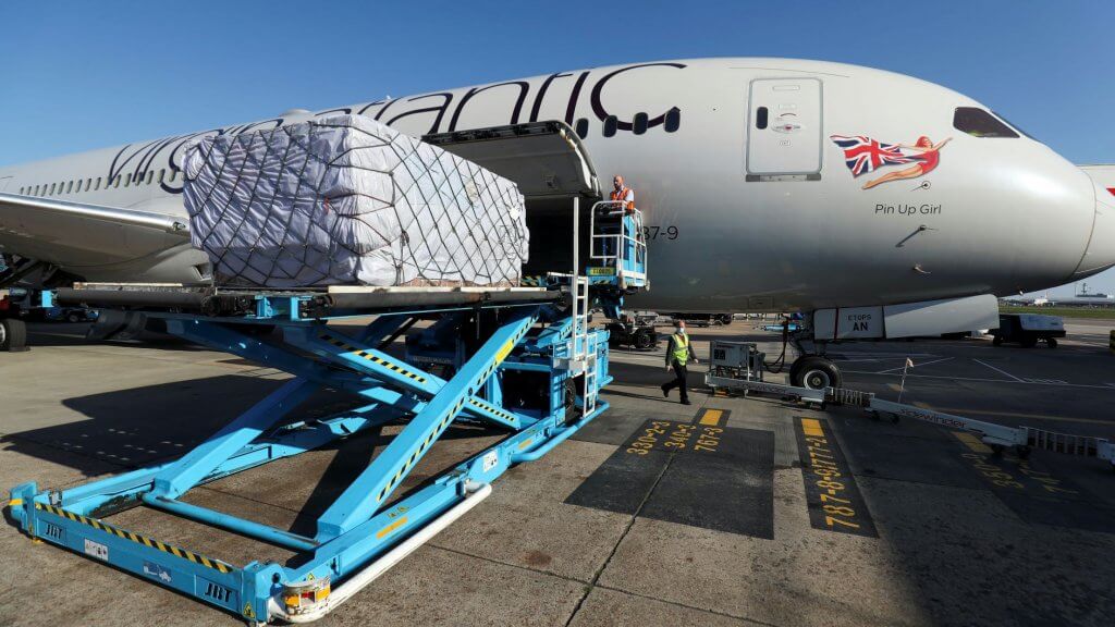 Virgin logistics imports