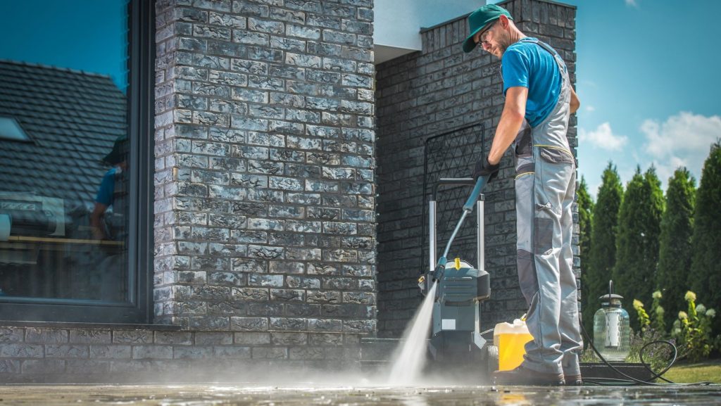 pressure washing