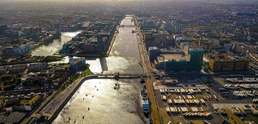 river Liffey in Dublin